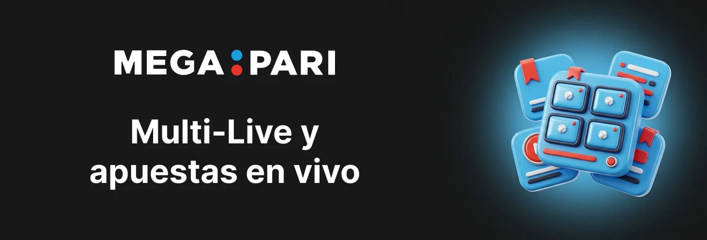 Función MultiDirecto para apuestas en vivo en Megapari