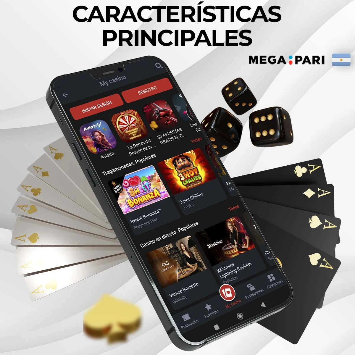Casino móvil con bonos en español
