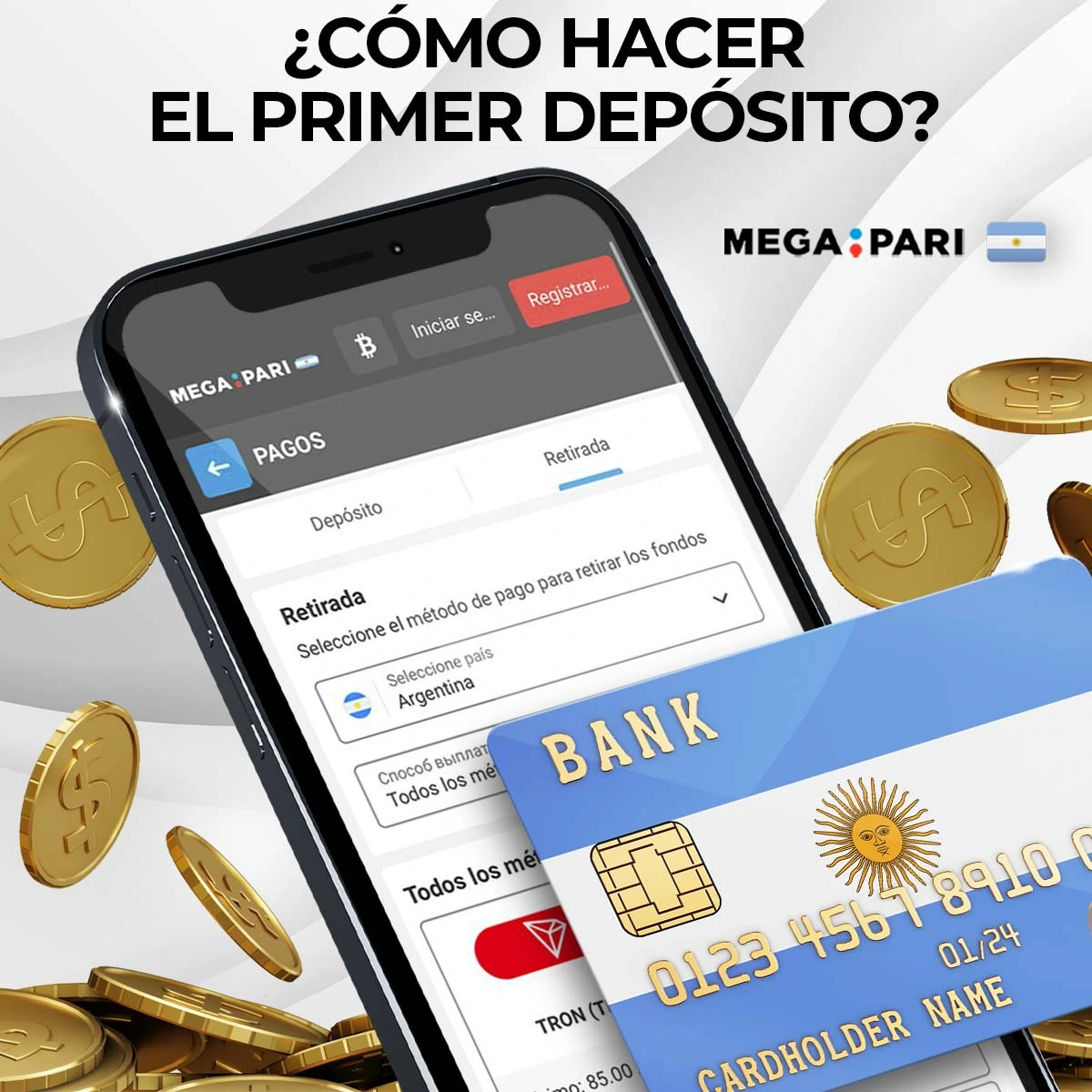 ¿Qué métodos de pago hay en Megapari Argentina?