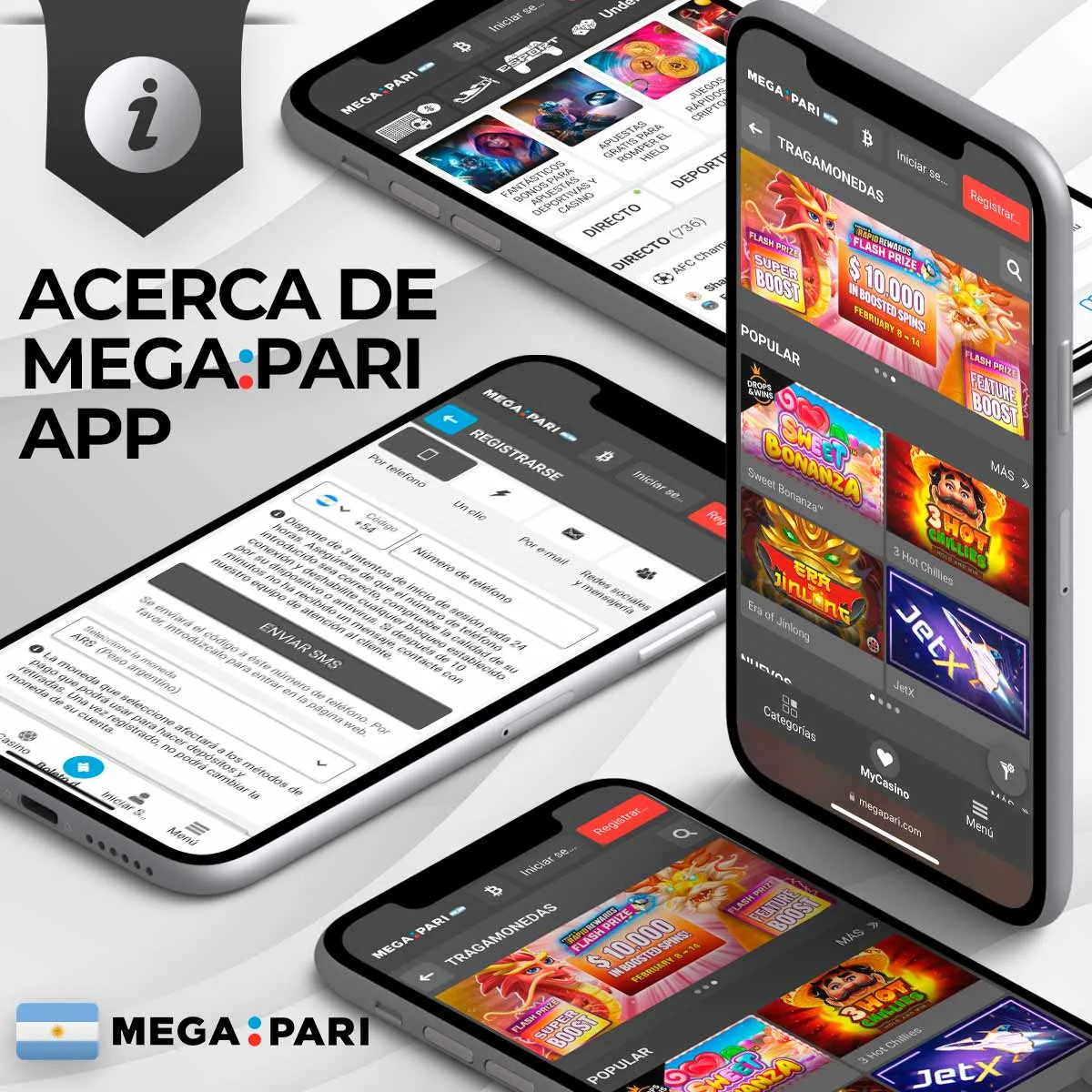 Megapari mejor aplicación móvil para apuestas en línea en Argentina