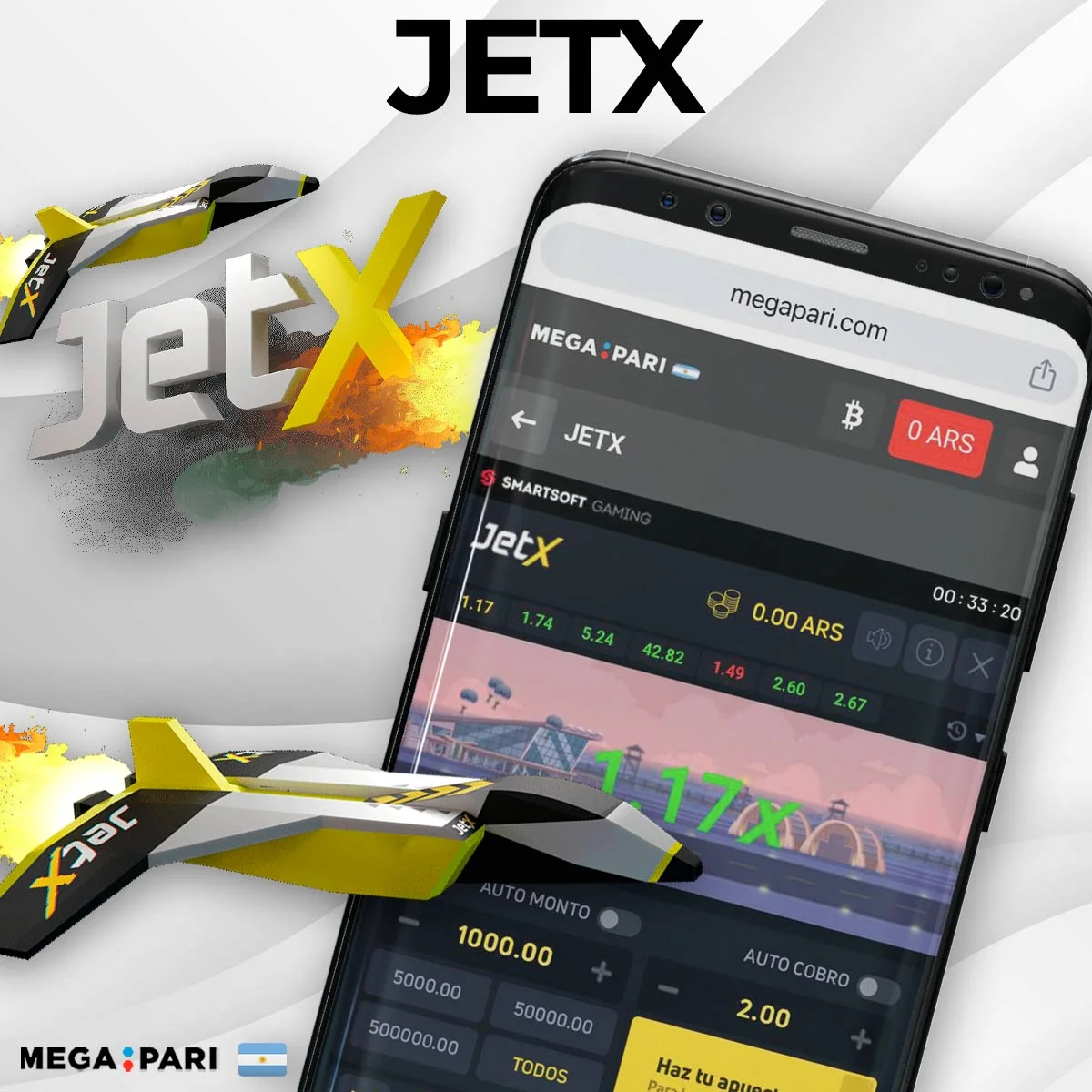 Acerca de JetX Megapari