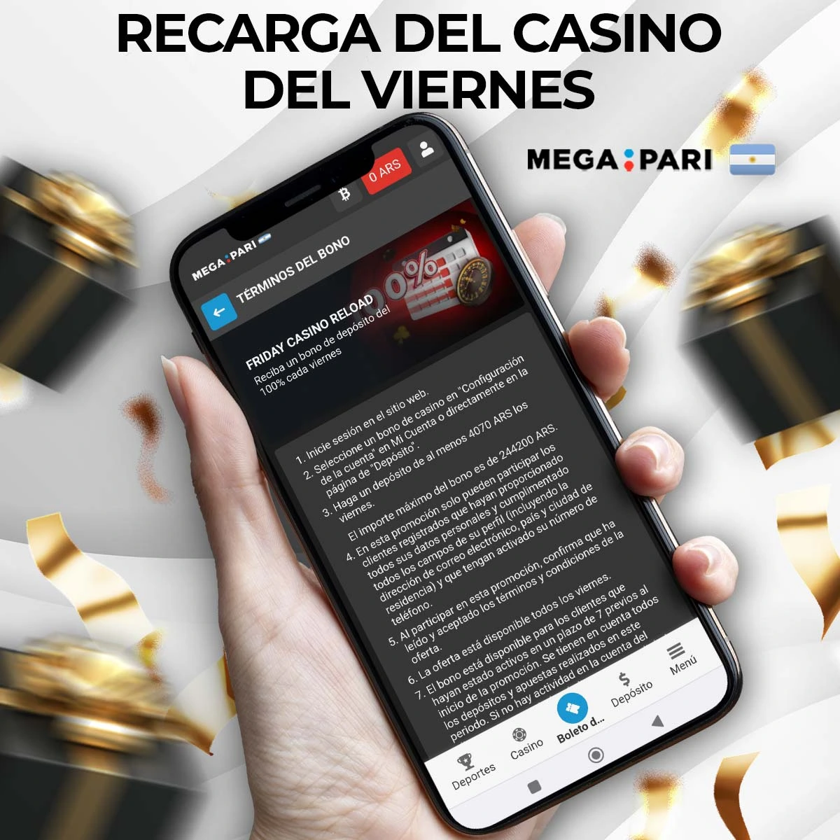 Megapari Casino Viernes Bono Revisión
