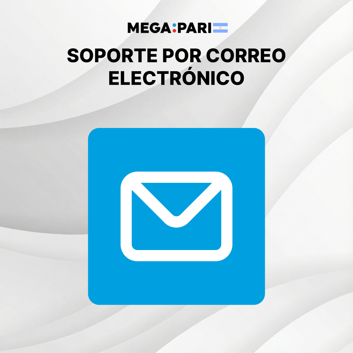Contacto oficial por correo en Megapari